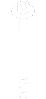 99900804 - Front-End Assembly, Front Panel: Pan Head Screw W Collar for Mercedes-Benz: 180A, 180b, 220a, A220, A35 AMG, B Electric Drive, B250e, CLA250, CLA35 AMG, CLA45 AMG, CLA45 AMG S, E300, E350, E43 AMG, E53 AMG, E63 AMG S, EQB 250+, EQB 300, EQB 350, GLA250, GLA35 AMG, GLA45 AMG, GLB250, GLB35 AMG Image