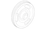 2600300800 - : Belt Pulley, Decoupled for Mercedes-Benz Image