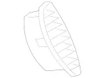 17183003549116 - Body: Vent Grille for Mercedes-Benz Image