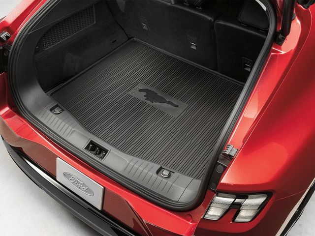 MJ8Z58047A74AA - : 2022-2023 Ford Mustang Mach-E Rear Cargo Area Liner Console Mat for Ford: Mustang Mach-E Image