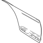 GD9Z5424701A - Body: Outer Panel for Lincoln: Continental Image