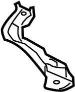 62217AR001 - Body: Retainer Lower Retainer for Infiniti Image