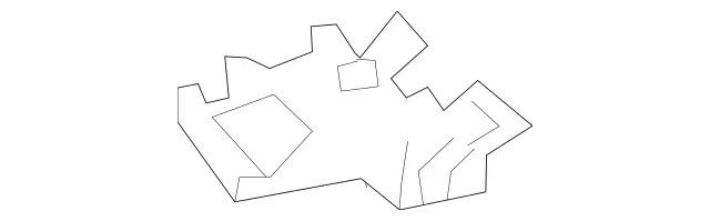 1678691500 - Windshield Washer, Emergency Equipmt: Retaining Tab for Mercedes-Benz: GLE350, GLE450, GLE450e, GLE53 AMG, GLE580, GLE63 AMG S, GLS450, GLS580, GLS63 AMG, Maybach GLS600 Image image