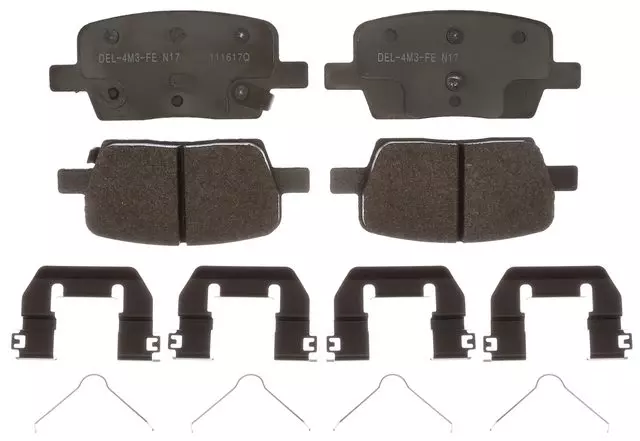 19382271 - : Semi-Metallic Rear Disc Brake Pad Set for GM Image