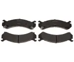 1BP00433AA - : Disc Brake Pad Set for Cadillac: DeVille, DTS | Chevrolet: Avalanche 2500, Express 2500, Express 3500, Express 4500, Silverado 1500 Classic, Silverado 1500 HD, Silverado 1500 HD Classic, Silverado 2500, Silverado 2500 HD, Silverado 2500 HD Classic, Silverado 3500, Silverado 3500 Classic, Silverado 3500 HD, Suburban 2500 | GMC: Savana 2500, Savana 3500, Savana 4500, Sierra 1500, Sierra 1500 Classic, Sierra 1500 HD, Sierra 1500 HD Classic, Sierra 2500, Sierra 2500 HD, Sierra 2500 HD Classic, Sierra 3500, Sierra 3500 Classic, Sierra 3500 HD, Yukon XL 2500 | Hummer: H2 Image