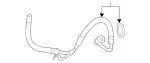 2124604924 - : Power Steering Return Hose for Mercedes-Benz Image