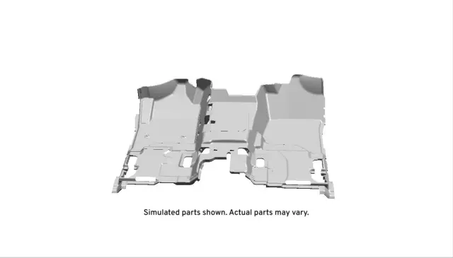 23309139 - : Jet Black Floor Panel Carpet for GM Image