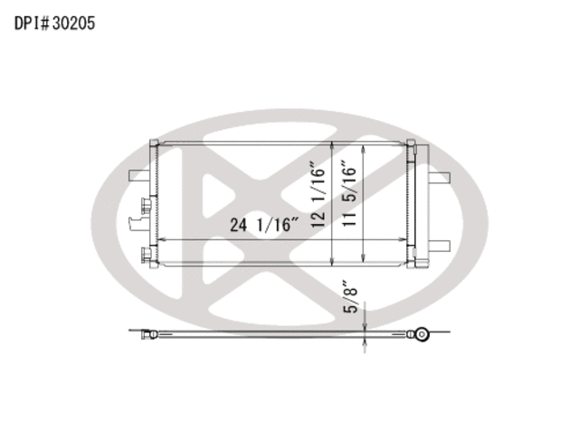 CD421392 - : Koyorad A/C Condenser for Koyo Image
