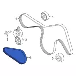 ML3Z8620F - : Alternator Belt for Ford Image