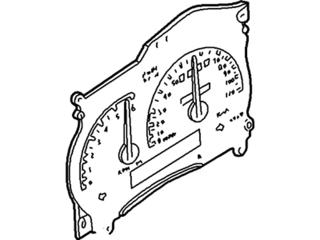 1L5Z17255CA - Body: Speedometer for Ford: Explorer, Explorer Sport, Explorer Sport Trac | Mercury: Mountaineer Image