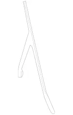 2076200085 - Cowl, Front Panel: Strut for Mercedes-Benz Image