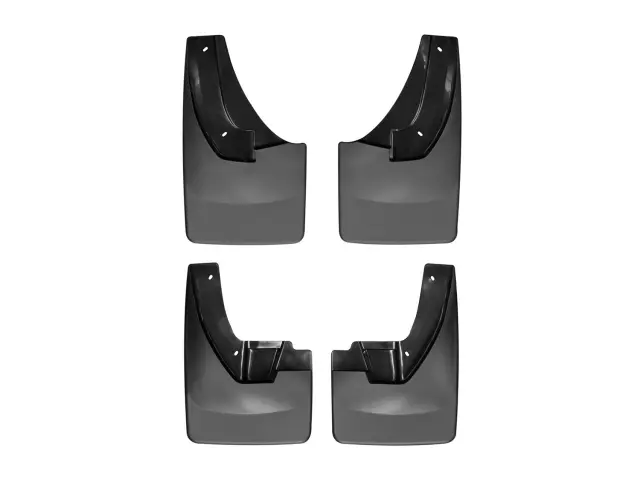 110026120026 - Accessories: Black MudFlap No-Drill DigitalFit® MudFlap Kit for WeatherTech Image