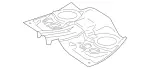1646100255 - Body: Center Floor Pan for Mercedes-Benz Image
