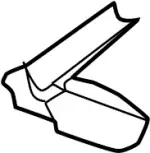 963293Y400 - : Mirror Inside Cover for Infiniti Image