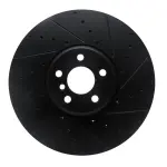 63331131D - : DFC Brake Rotor - Drilled and Slotted - Black for DYNAMIC FRICTION Image