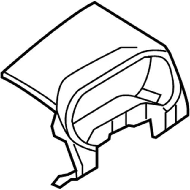 8L2Z78044D70BC - Body: Cluster Trim for Ford: Explorer, Explorer Sport Trac Image