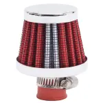 43511 - : Conical Valve Cover Breather with 9mm Inlet in Red Element for Edelbrock Image