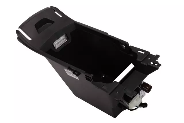Jet Black Front Floor Console Compartment - GM (22950686)