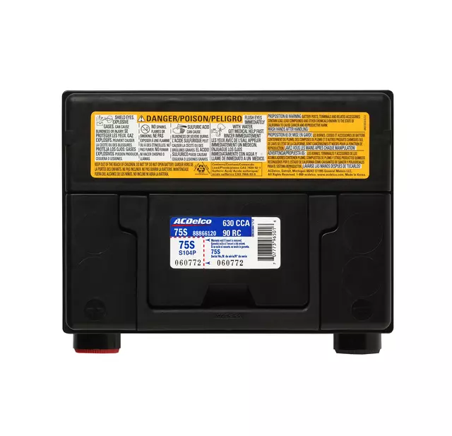 75S - Electrical, Charging and Starting: Battery for ACDelco Image