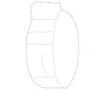 69972990 - Fuel System: Hose Clamp for Mercedes-Benz: 180C, 300S, 500SL, 600SL, C230, C240, C280, C300, C32 AMG, C320, C350, C43 AMG, C55 AMG, CL500, CL55 AMG, CL550, CLK350, CLK550, CLK63 AMG, CLS550, E430, E550, G55 AMG, G550, GL320, GL550, GLK350, ML350, ML450, R350, S400, S430, S55 AMG, SL500, SL55 AMG, SL550, SL600, SL63 AMG, SL65 AMG, SLC300, SLC43 AMG, SLK230, SLK250, SLK280, SLK300, SLK320, SLK350, SLK55 AMG Image