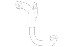 2075010482 - : Lower Hose for Mercedes-Benz Image