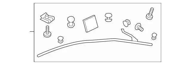 217770240064 - Soft Top: Repair Kit, Soft Top for Mercedes-Benz: C43 AMG, C63 AMG, C63 AMG S, E400, E450, E53 AMG Image image