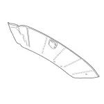 8W7Z5451916KC - Body: Headliner for Ford: Crown Victoria Image