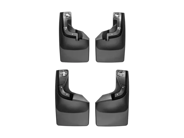 110065120065 - Accessories: Black MudFlap No-Drill DigitalFit® MudFlap Kit for WeatherTech Image