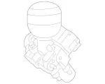 2313200158 - Springs, Suspension and Hydraulics: Valve Unit for Mercedes-Benz Image