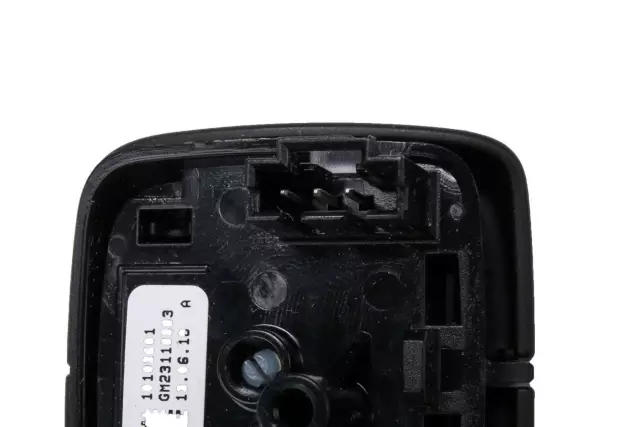 Jet Black Driver Side Radio Control Switch - GM (23118383)
