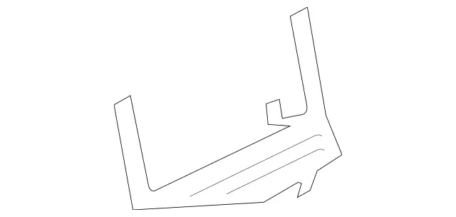 2306280014 - Body: Passenger Air Bag Bracket for Mercedes-Benz Image