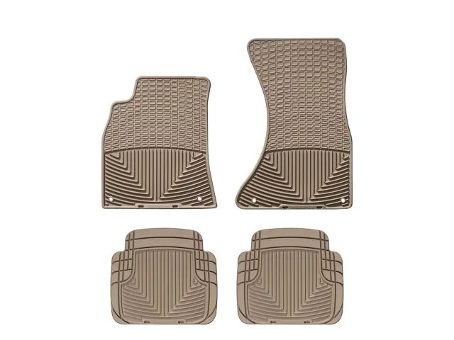 W111TNW50TN - Accessories: Front &amp; Rear Tan All Weather Floor Mats for WeatherTech Image