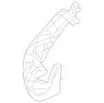 1666200291 - : Frame, Lamp for Mercedes-Benz Image