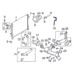 KR3Z8C362B - : Overflow Hose for Ford: Mustang Image