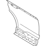 FA1Z5824700A - Body: Outer Panel for Lincoln: MKX, Nautilus Image