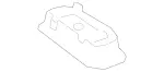 447820133965 - Body: Courtesy Light for Mercedes-Benz: Metris, Sprinter 1500, Sprinter 2500, Sprinter 3500, Sprinter 3500XD, Sprinter 4500 Image