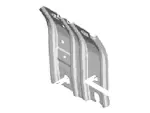 CV6Z58044G22A - Body: Reinforced Beam Support Plate for Ford Image