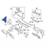 HC3Z2502038D - Body: Cowl Side Panel for Ford: Expedition, F-150, F-150 Lightning, F-250 Super Duty, F-350 Super Duty, F-450 Super Duty | Lincoln: Navigator Image
