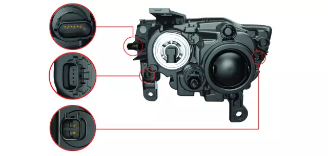 Headlamp, Right - Mopar (68266646AF)