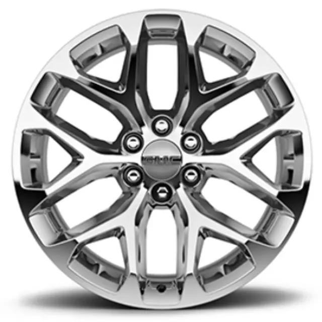 84346103 - : 22 Wheel, 6-Split Spoke, Chrome for Cadillac: Escalade, Escalade ESV | Chevrolet: Suburban, Tahoe | GMC: Yukon Image