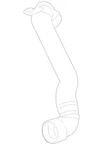 2305016082 - : Upper Hose for Mercedes-Benz Image