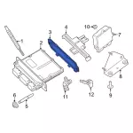 LC3Z12A696A - Electrical: ECM Gasket for Ford Image