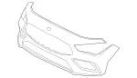 11888566029999 - Body: Bumper Cover for Mercedes-Benz Image