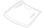 2156701201 - : Windshield for Mercedes-Benz: CL500, CL55 AMG Image