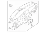21268052037N79 - Body: Instrument Panel for Mercedes-Benz Image