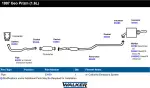 46940 - : Direct Fit Exhaust Resonator and Pipe Assembly for Walker Exhaust Image