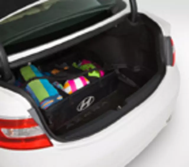 12ADU00 - Interior: Cargo Organizer for Genesis: G80 | Hyundai: Accent, Azera, Elantra, Equus, Genesis, Genesis Coupe, Santa Fe, Santa Fe Sport, Sonata, Tucson, Veloster, Veracruz Image