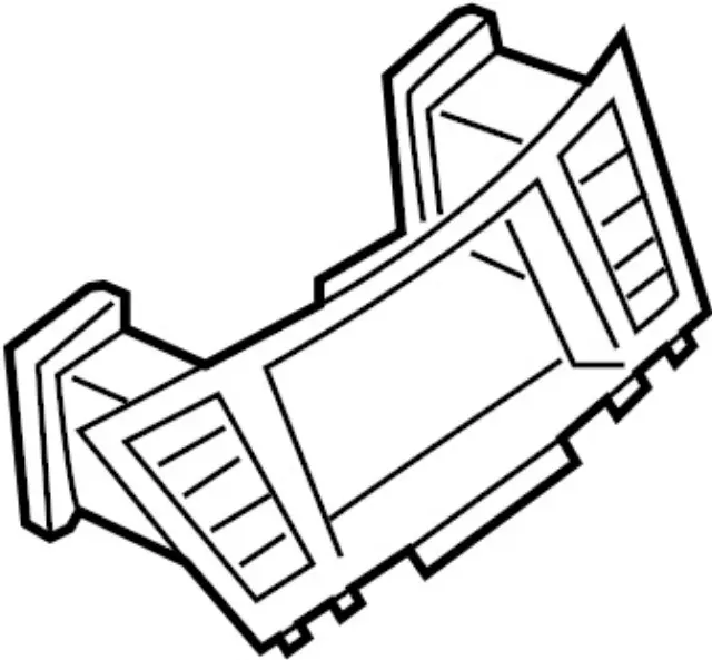 682709NB1A - Body: Radio Bezel for INFINITI: JX35, QX60 Image