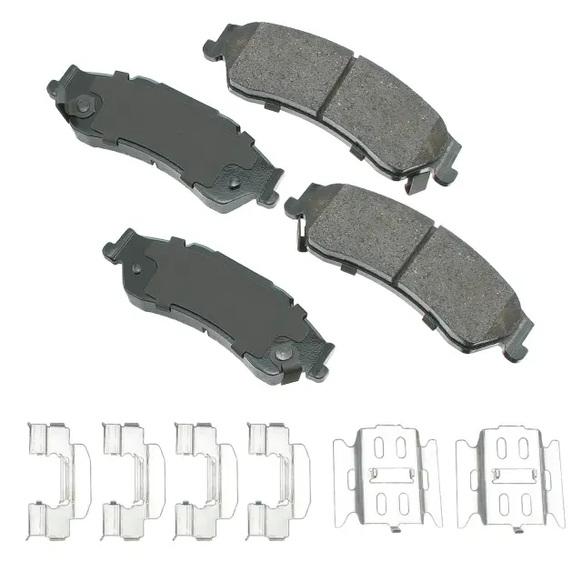 ACT729 - Brakes &amp; Brake Parts: Akebono ProACT Ultra Premium Ceramic Disc Brake Pad Kit for AKEBONO Image