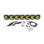 91334 - : KC Pro6 Gravity LED 45in 7-Light Combo System 2017-2023 Can-Am Maverick X3 for KC HiLiTES Image